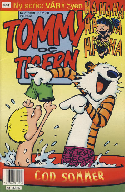 Cover for Tommy og Tigern (Bladkompaniet / Schibsted, 1989 series) #7/1999