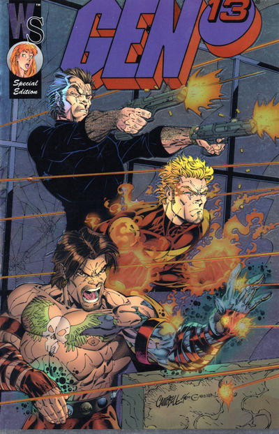 Cover for Gen 13 Special Edition (DC, 1999 series) [The Men of Gen 13 Cover]