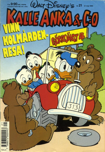 Cover for Kalle Anka & C:o (Hemmets Journal, 1957 series) #21/1990