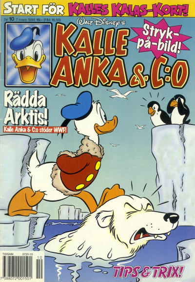 Cover for Kalle Anka & C:o (Serieförlaget [1980-talet], 1992 series) #10/1994