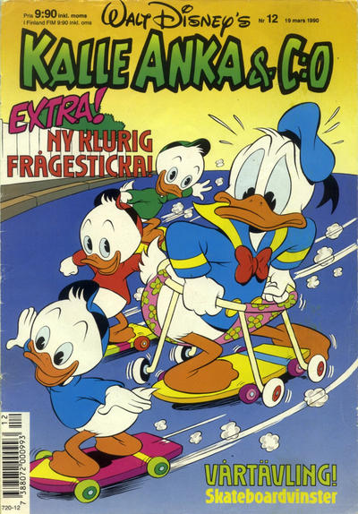 Cover for Kalle Anka & C:o (Hemmets Journal, 1957 series) #12/1990