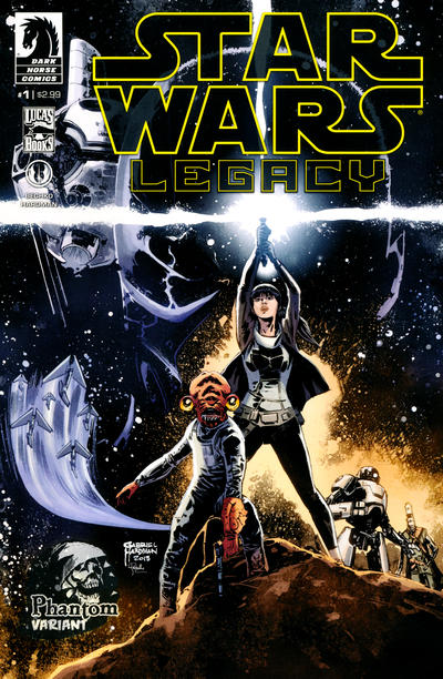 Cover for Star Wars: Legacy (Dark Horse, 2013 series) #1 [Phantom Variant Cover]