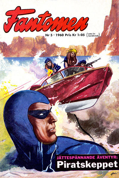 Cover for Fantomen (Semic, 1958 series) #5/1960
