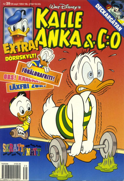Cover for Kalle Anka & C:o (Serieförlaget [1980-talet], 1992 series) #39/1994