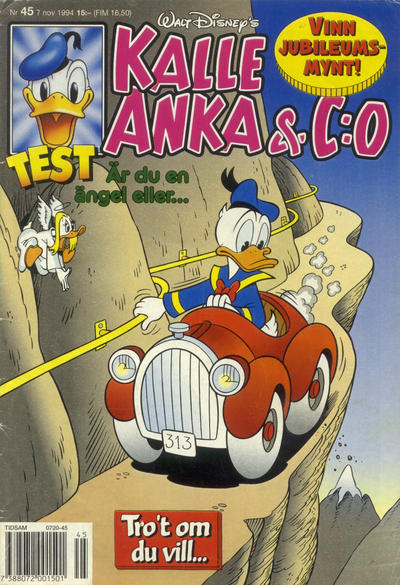 Cover for Kalle Anka & C:o (Serieförlaget [1980-talet], 1992 series) #45/1994