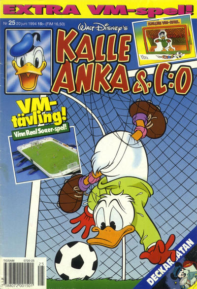Cover for Kalle Anka & C:o (Serieförlaget [1980-talet], 1992 series) #25/1994