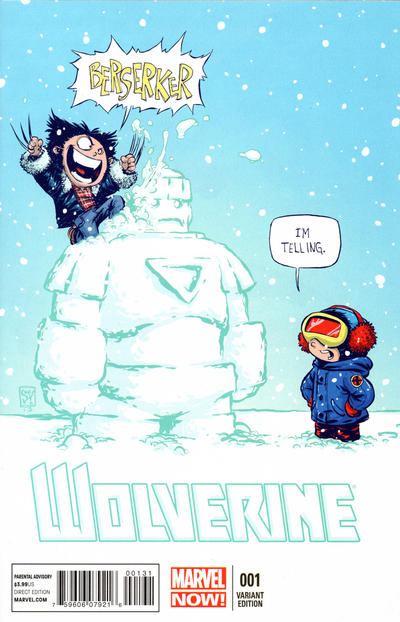 Cover for Wolverine (Marvel, 2013 series) #1 [Skottie Young Variant]