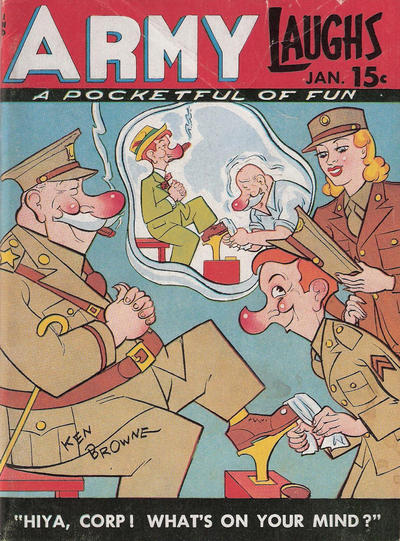 Cover for Army Laughs (Prize, 1941 series) #v5#10