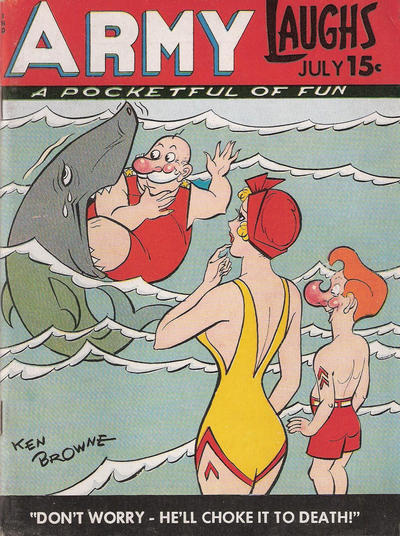 Cover for Army Laughs (Prize, 1941 series) #v7#4