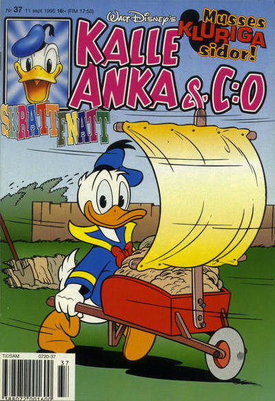 Cover for Kalle Anka & C:o (Serieförlaget [1980-talet], 1992 series) #37/1995