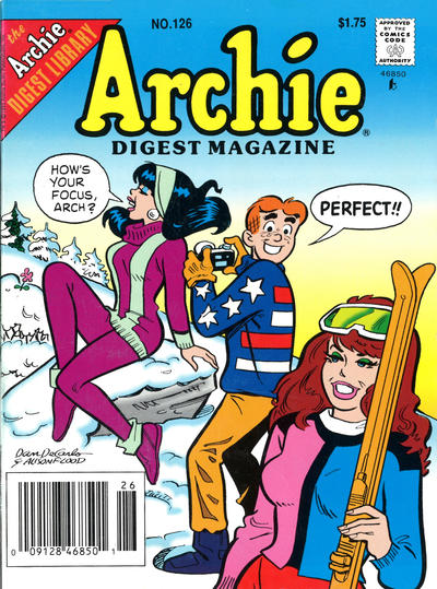 Cover for Archie Comics Digest (Archie, 1973 series) #126