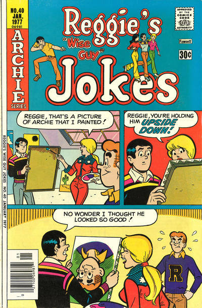 Cover for Reggie's Wise Guy Jokes (Archie, 1968 series) #40