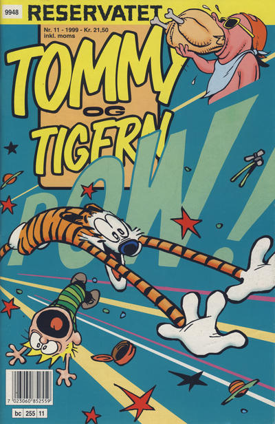 Cover for Tommy og Tigern (Bladkompaniet / Schibsted, 1989 series) #11/1999