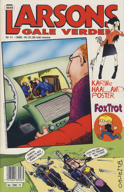 Cover for Larsons gale verden (Bladkompaniet / Schibsted, 1992 series) #11/1999