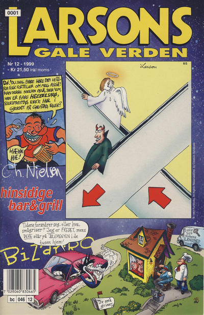 Cover for Larsons gale verden (Bladkompaniet / Schibsted, 1992 series) #12/1999