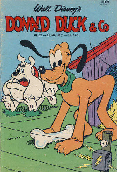 Cover for Donald Duck & Co (Hjemmet / Egmont, 1948 series) #21/1973