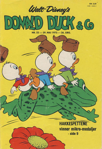Cover for Donald Duck & Co (Hjemmet / Egmont, 1948 series) #22/1973