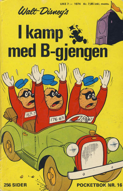 Cover for Donald Pocket (Hjemmet / Egmont, 1968 series) #16 - I kamp med B-gjengen [1. opplag]