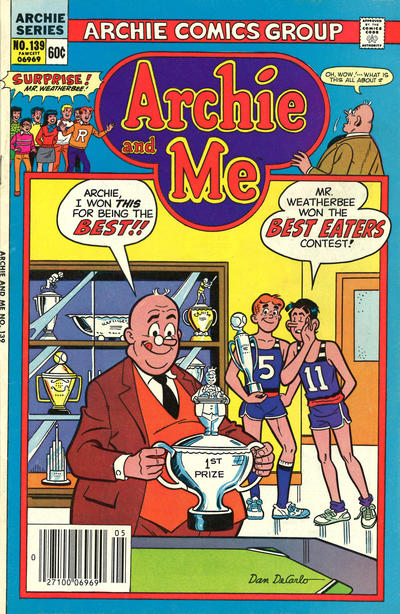 Cover for Archie and Me (Archie, 1964 series) #139