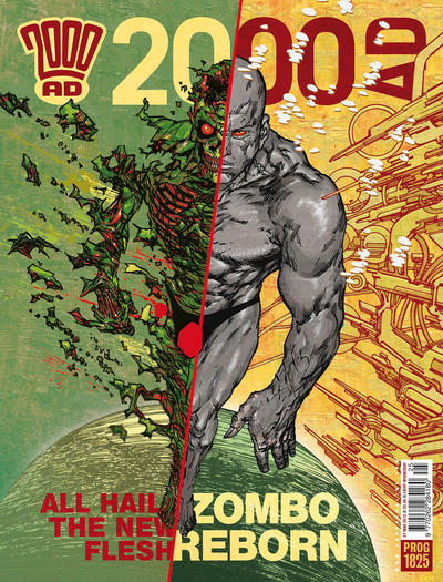 Cover for 2000 AD (Rebellion, 2001 series) #1825