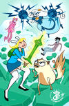 Cover for Adventure Time with Fionna & Cake (Boom! Studios, 2013 series) #1 [Emerald City Comicon Exclusive by Colleen Coover]