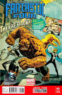 Cover for Fantastic Four (Marvel, 2013 series) #1 [Phantom Variant]