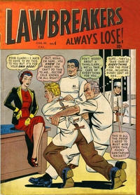 Cover Thumbnail for Lawbreakers Always Lose (Bell Features, 1948 series) #4