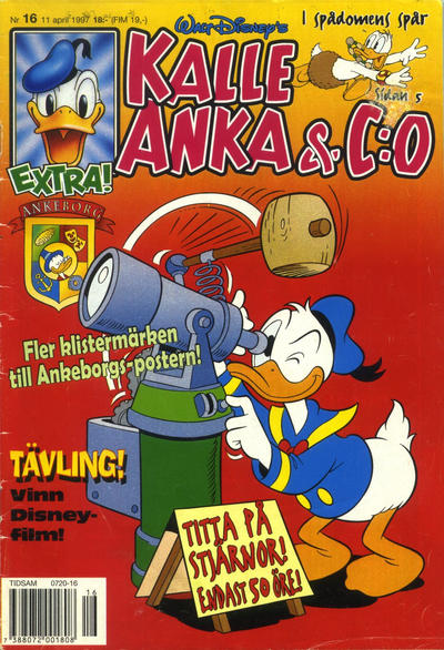 Cover for Kalle Anka & C:o (Serieförlaget [1980-talet], 1992 series) #16/1997