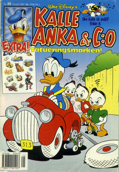 Cover for Kalle Anka & C:o (Serieförlaget [1980-talet], 1992 series) #25/1997