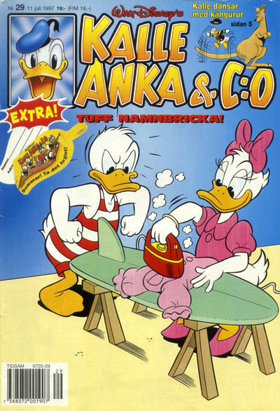 Cover for Kalle Anka & C:o (Serieförlaget [1980-talet], 1992 series) #29/1997