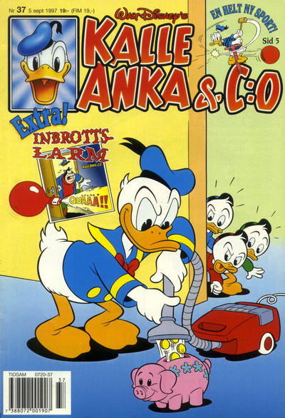 Cover for Kalle Anka & C:o (Serieförlaget [1980-talet], 1992 series) #37/1997