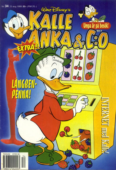 Cover for Kalle Anka & C:o (Egmont, 1997 series) #34/1999