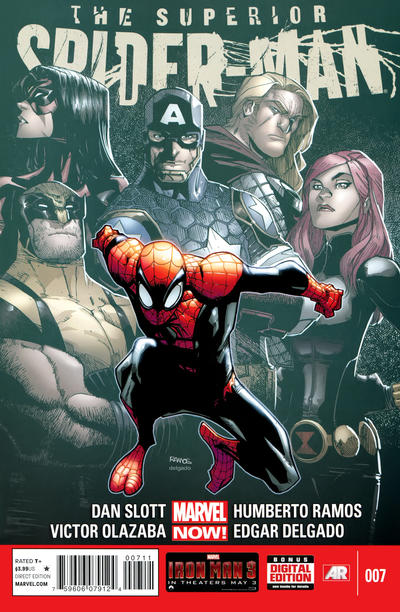 Cover for Superior Spider-Man (Marvel, 2013 series) #7 [Direct Edition]