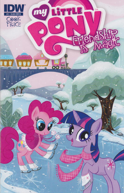 Cover for My Little Pony: Friendship Is Magic (IDW, 2012 series) #3 [Cover B - Stephanie Buscema]
