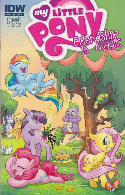Cover for My Little Pony: Friendship Is Magic (IDW, 2012 series) #4