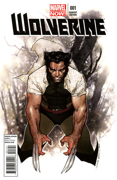 Cover for Wolverine (Marvel, 2013 series) #1 [Olivier Coipel Variant]