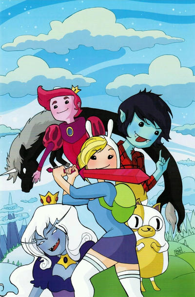Cover for Adventure Time with Fionna & Cake (Boom! Studios, 2013 series) #1 [Awesome Con Exclusive Cover by Penelope Gaylord]