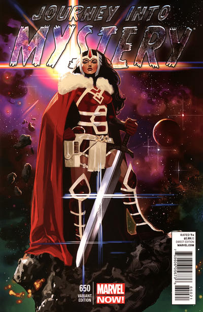 Cover for Journey into Mystery (Marvel, 2011 series) #650 [Variant Cover by Daniel Acuña]