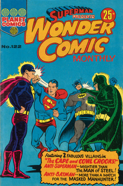Cover for Superman Presents Wonder Comic Monthly (K. G. Murray, 1965 ? series) #122