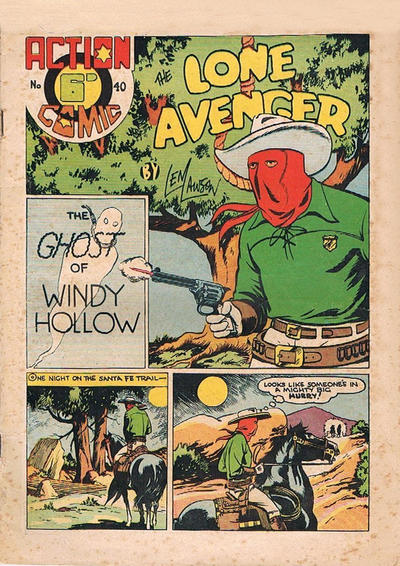Cover for Action Comic (Peter Huston, 1946 series) #40