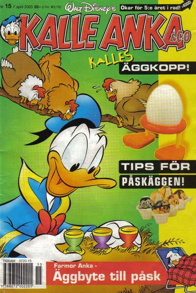 Cover for Kalle Anka & C:o (Egmont, 1997 series) #15/2003