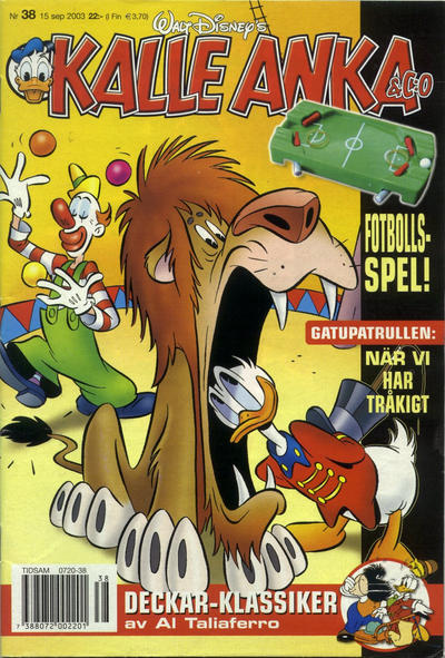 Cover for Kalle Anka & C:o (Egmont, 1997 series) #38/2003