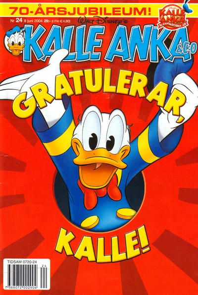 Cover for Kalle Anka & C:o (Egmont, 1997 series) #24/2004