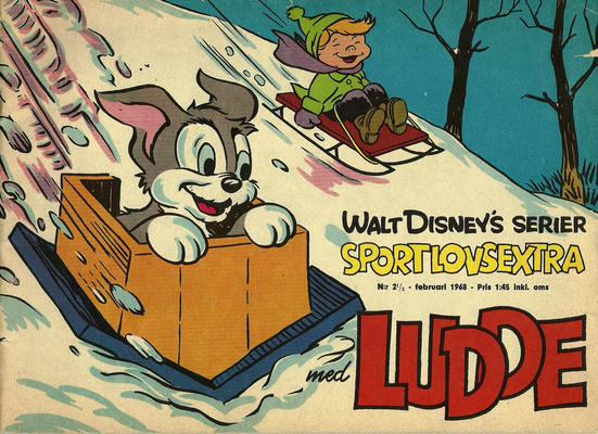 Cover for Walt Disney's serier (Hemmets Journal, 1962 series) #2 1/2 /1968