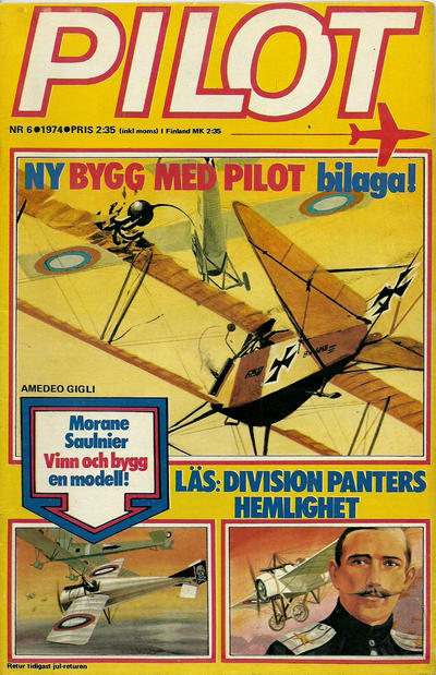 Cover for Pilot (Semic, 1970 series) #6/1974