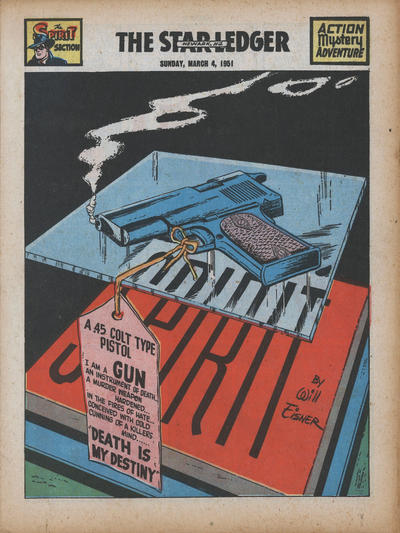Cover for The Spirit (Register and Tribune Syndicate, 1940 series) #3/4/1951