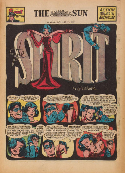 Cover for The Spirit (Register and Tribune Syndicate, 1940 series) #1/19/1947