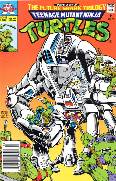 Cover for Teenage Mutant Ninja Turtles Adventures (Archie, 1989 series) #43 [Newsstand]