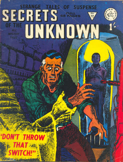 Cover for Secrets of the Unknown (Alan Class, 1962 series) #72