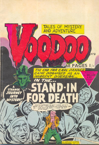 Cover for Voodoo (L. Miller & Son, 1961 series) #9
